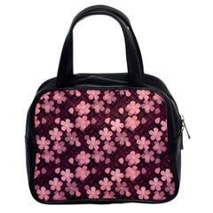 Cherry Blossoms Japanese Style Pink Classic Handbags (2 Sides) by Celenk