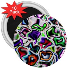 Background Texture Pattern 3  Magnets (10 Pack)  by Celenk