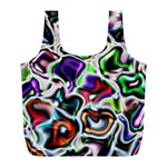 Background Texture Pattern Full Print Recycle Bags (L)  Front