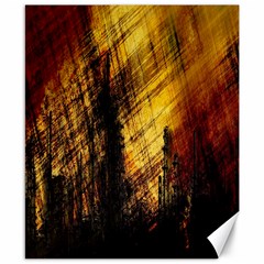 Refinery Oil Refinery Grunge Bloody Canvas 8  X 10  by Celenk