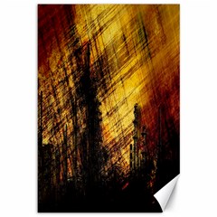 Refinery Oil Refinery Grunge Bloody Canvas 12  X 18   by Celenk