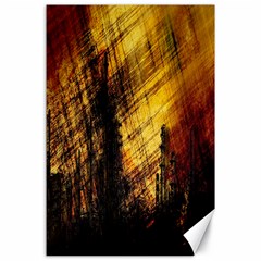 Refinery Oil Refinery Grunge Bloody Canvas 24  X 36  by Celenk