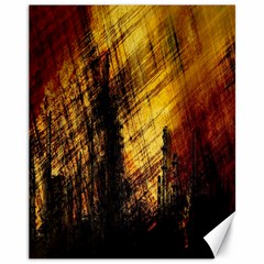 Refinery Oil Refinery Grunge Bloody Canvas 11  X 14   by Celenk