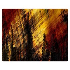 Refinery Oil Refinery Grunge Bloody Double Sided Flano Blanket (medium)  by Celenk