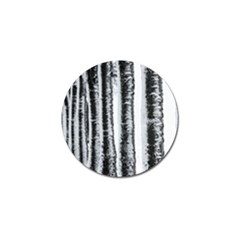 Row Trees Nature Birch Golf Ball Marker by Celenk