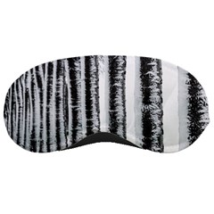 Row Trees Nature Birch Sleeping Masks by Celenk