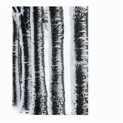 Row Trees Nature Birch Large Garden Flag (two Sides) by Celenk