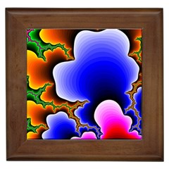 Fractal Background Pattern Color Framed Tiles