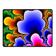 Fractal Background Pattern Color Double Sided Fleece Blanket (small)  by Celenk