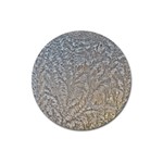 Eiskristalle Hardest Frozen Texture Magnet 3  (Round) Front