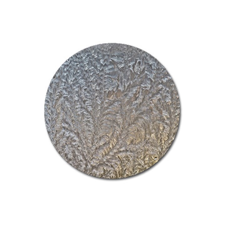 Eiskristalle Hardest Frozen Texture Magnet 3  (Round)