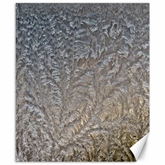 Eiskristalle Hardest Frozen Texture Canvas 8  X 10  by Celenk