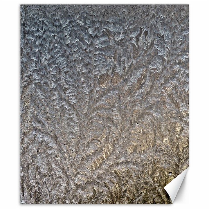 Eiskristalle Hardest Frozen Texture Canvas 8  x 10 