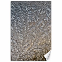 Eiskristalle Hardest Frozen Texture Canvas 12  X 18   by Celenk