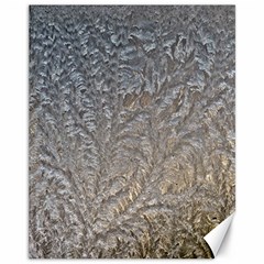 Eiskristalle Hardest Frozen Texture Canvas 11  X 14   by Celenk