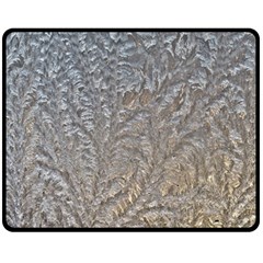 Eiskristalle Hardest Frozen Texture Fleece Blanket (medium)  by Celenk