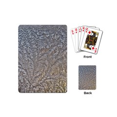 Eiskristalle Hardest Frozen Texture Playing Cards (mini)  by Celenk