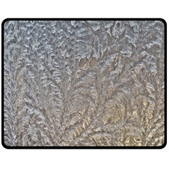 Eiskristalle Hardest Frozen Texture Double Sided Fleece Blanket (medium)  by Celenk