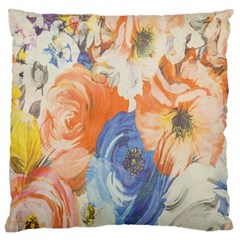 Texture Fabric Textile Detail Large Cushion Case (Two Sides)