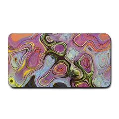 Retro Background Colorful Hippie Medium Bar Mats by Celenk