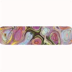 Retro Background Colorful Hippie Large Bar Mats by Celenk