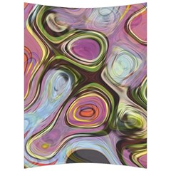 Retro Background Colorful Hippie Back Support Cushion