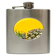 Pineapple Raw Sweet Tropical Food Hip Flask (6 Oz) by Celenk