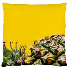 Pineapple Raw Sweet Tropical Food Large Cushion Case (two Sides) by Celenk