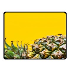 Pineapple Raw Sweet Tropical Food Double Sided Fleece Blanket (small)  by Celenk