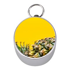 Pineapple Raw Sweet Tropical Food Mini Silver Compasses by Celenk