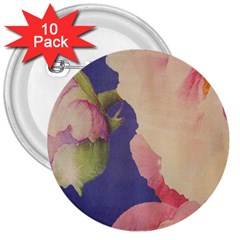 Fabric Textile Abstract Pattern 3  Buttons (10 pack) 