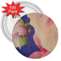 Fabric Textile Abstract Pattern 3  Buttons (100 pack) 