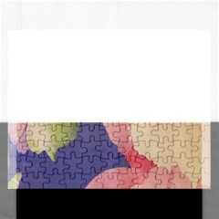 Fabric Textile Abstract Pattern Rectangular Jigsaw Puzzl