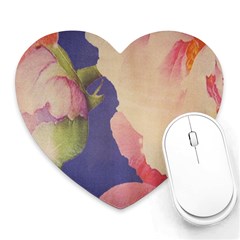 Fabric Textile Abstract Pattern Heart Mousepads