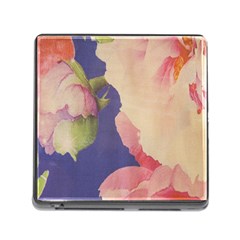 Fabric Textile Abstract Pattern Memory Card Reader (Square)