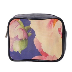 Fabric Textile Abstract Pattern Mini Toiletries Bag 2-Side