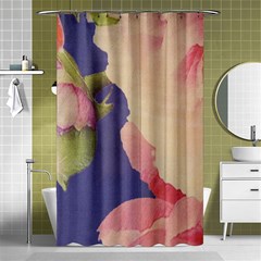 Fabric Textile Abstract Pattern Shower Curtain 48  x 72  (Small) 