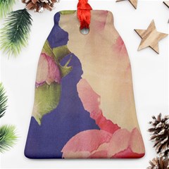 Fabric Textile Abstract Pattern Bell Ornament (Two Sides)