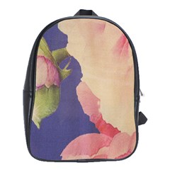 Fabric Textile Abstract Pattern School Bag (XL)