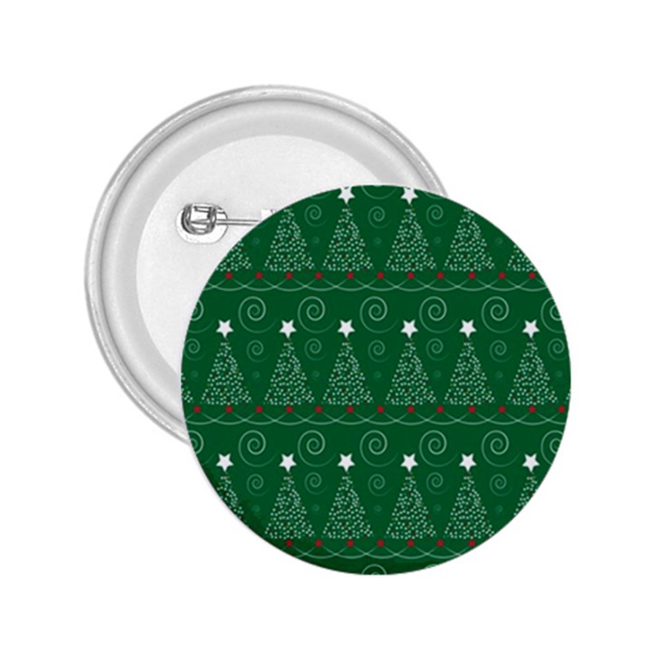 Christmas Tree Holiday Star 2.25  Buttons