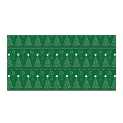 Christmas Tree Holiday Star Satin Wrap by Celenk