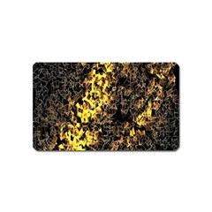 The Background Wallpaper Gold Magnet (name Card) by Celenk