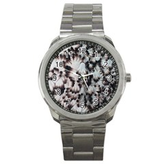 Pattern Wallpaper Organization Sport Metal Watch by Celenk