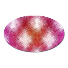 Background Texture Pattern 3d Oval Magnet by Celenk