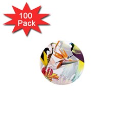 Birds Of Paradise 1  Mini Magnets (100 Pack)  by TKKdesignsCo