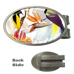 Birds Of Paradise Money Clips (oval) 