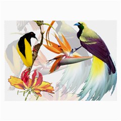 Birds Of Paradise Large Glasses Cloth by TKKdesignsCo