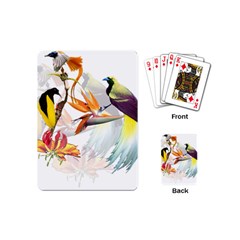 Birds Of Paradise Playing Cards (mini)  by TKKdesignsCo