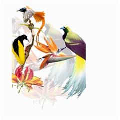 Birds Of Paradise Large Garden Flag (two Sides) by TKKdesignsCo