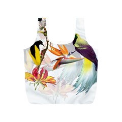 Birds Of Paradise Full Print Recycle Bags (s)  by TKKdesignsCo